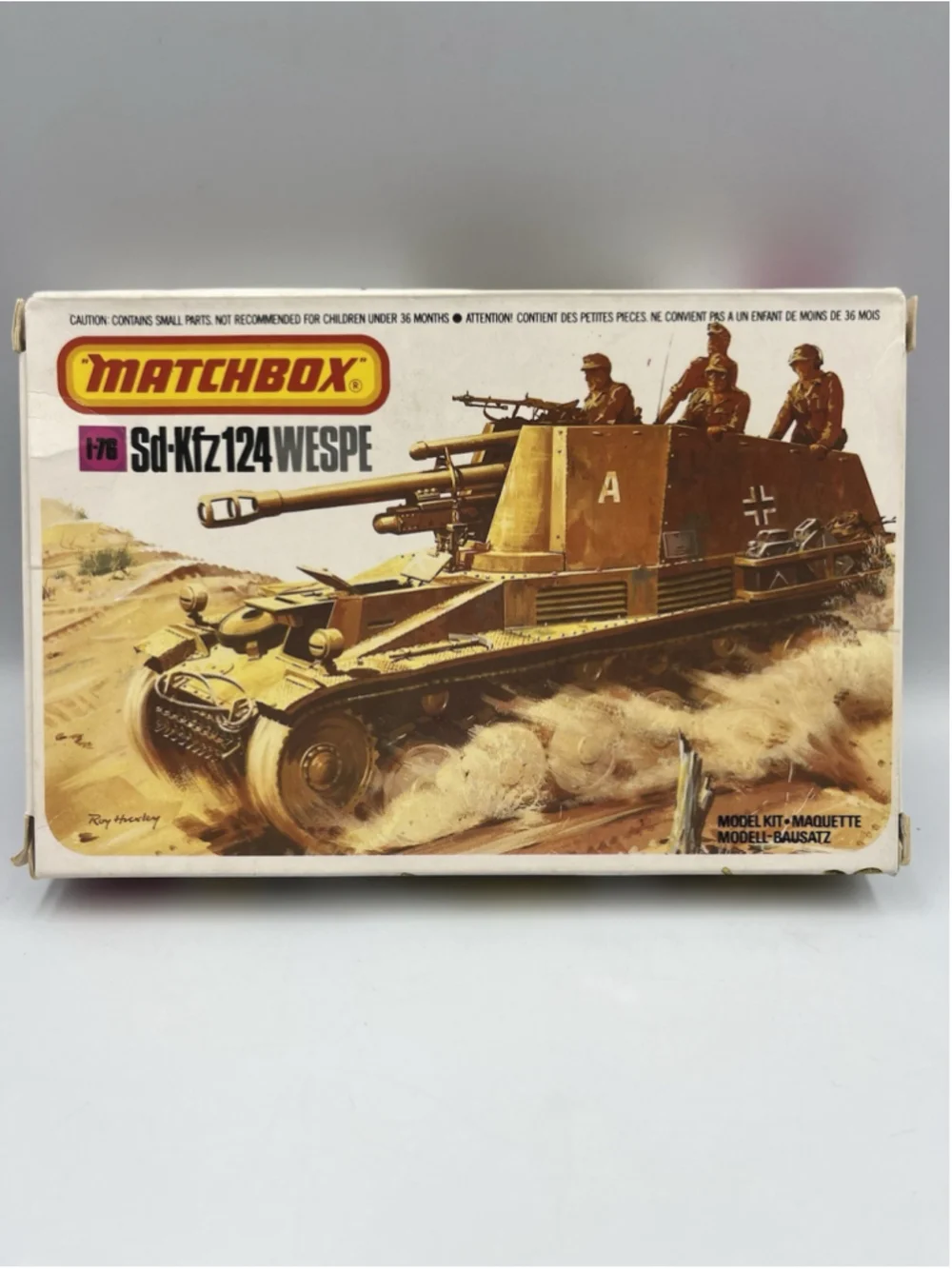 Matchbox 1/76 Sd-Kfz 124 Wespe Model Tank Kit Factory NEW IN THE BOX COLLECTIBLE
